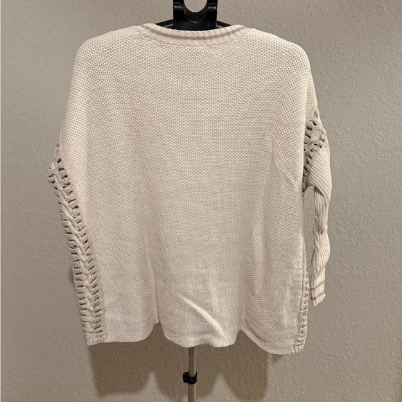 Cabi Slip Stitch Sweater 3682 Grey Sz M - Picture 4 of 6